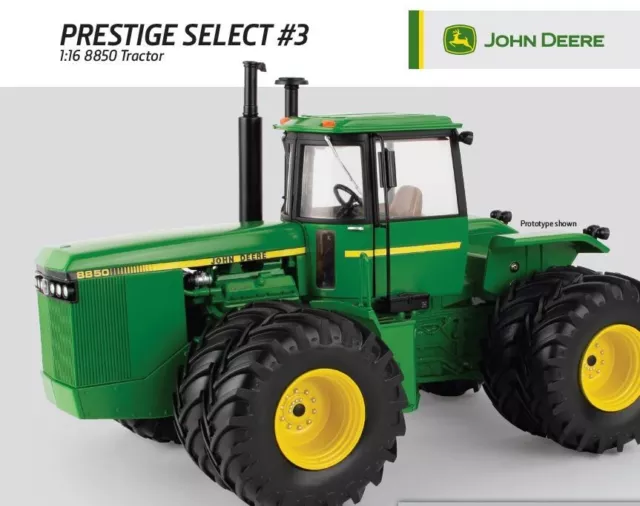 PRESTIGE SELECT #3 2024 ERTL 1:16 JOHN DEERE 8850 Tractor NIB