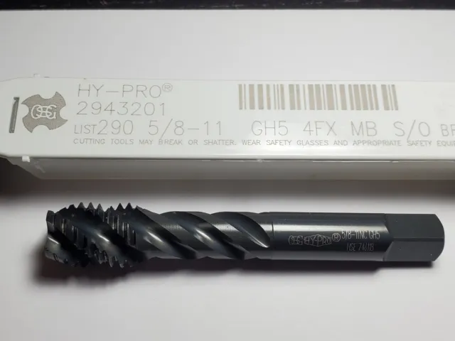 OSG Hy-Pro 5/8"-11 Spiral Flute Tap, New