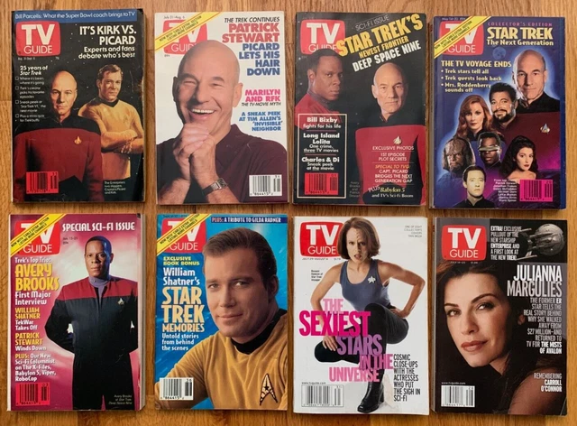 TV GUIDE 1990'S - 2000's Star Trek Issues - Mixed Lot of 8 £15.54 ...