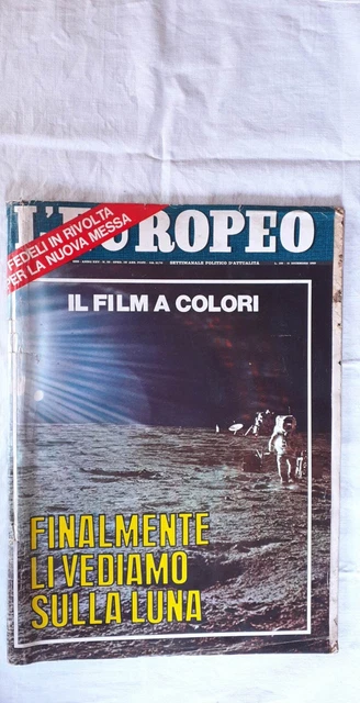 L'europeo 50 - 11 Dicembre 1969 - Finalmente Li Vediamo Sulla Luna - Rivista