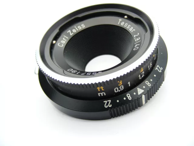 Carl Zeiss Tessar 40mm f2.8 manual lens No 4557190 Rolleiflex SL26 camera mount