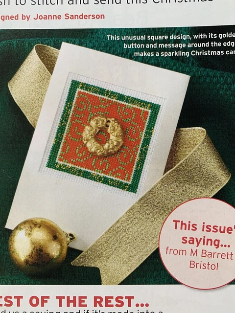 Stitcher’s Sayings From Ours House To Yours Small Christmas Cross stitch chart