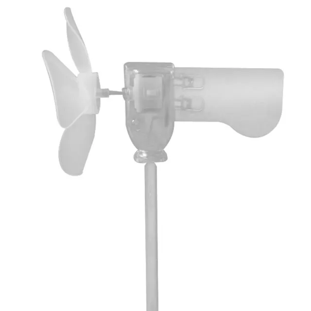Mini Small Wind Generator Turbine Motor Set LED DIY Power Teaching Model.