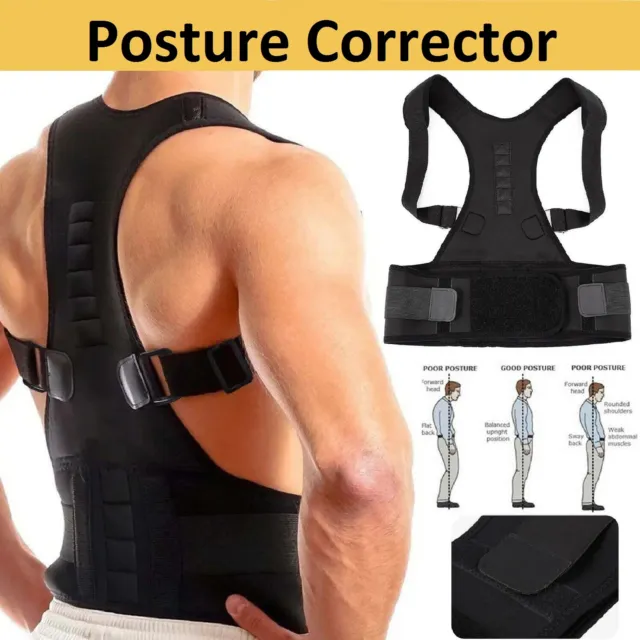 Back Posture Corrector Clavicle Shoulder Brace Lower Back Support Belt Men Women