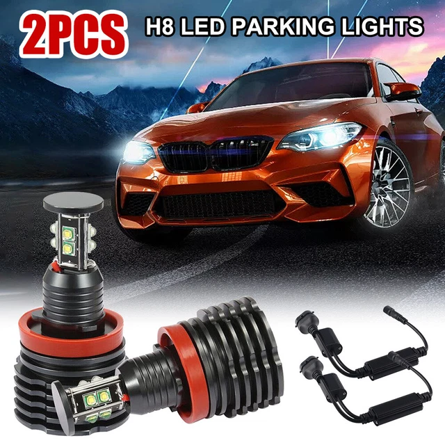 2 anelli occhi angelo LED 120 W H8 luce di posizione per BMW E92 E82 E90 E93 E60 E89