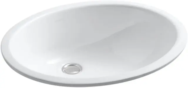 2210-0 Caxton 19-1/4" Oval under Mount Bathroom Sink, Vitreous Lavatory Vanity S