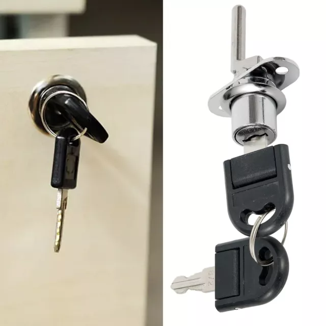 Secure Lock for Desk Drawer Cabinet Office/Home Furniture Pedestal 2 Keys