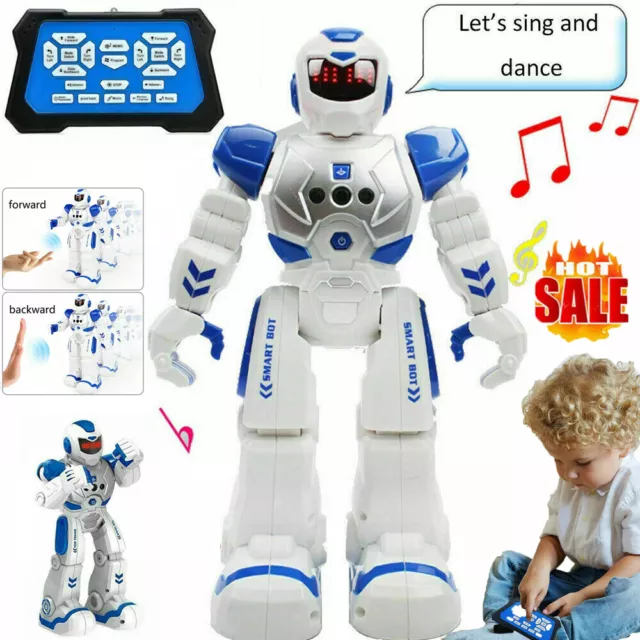 Kids Funny RC Smart Robot Toy Remote Control Interactive Dancing Singing Walking