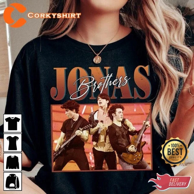 Jonas Brothers Tour 90s Vintage Shirt Unisex Cotton Men Women KV10726