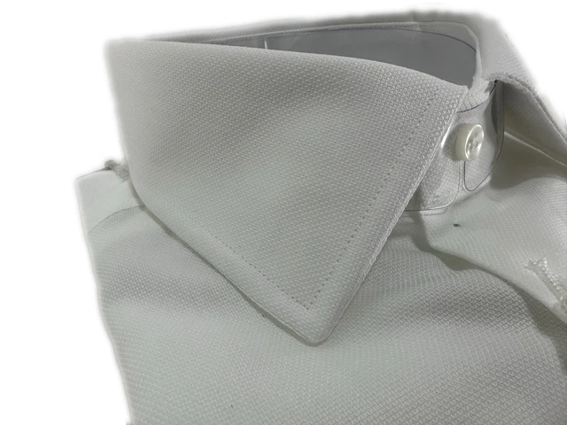 Camicia uomo sartoriale Andrea Ardenti oxford bianco slim fit Made in Italy