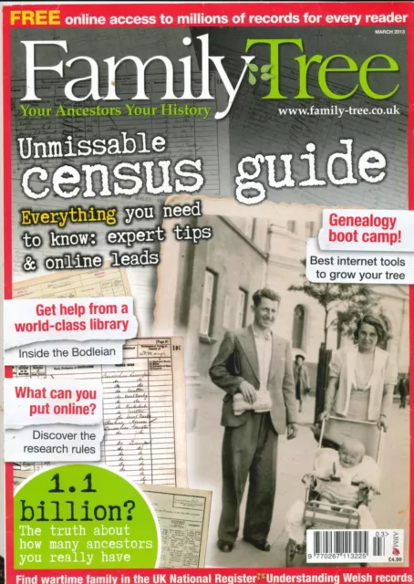 Family Tree Magazine, March 2013