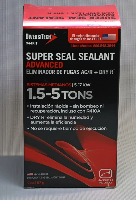 Cliplight Diversertech 944KIT AC/R  Refrigeration Super Seal Leak Sealant