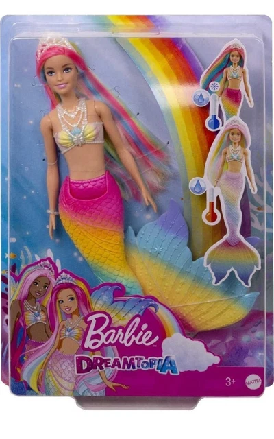 Barbie mermaid doll rainbow fashion cheap