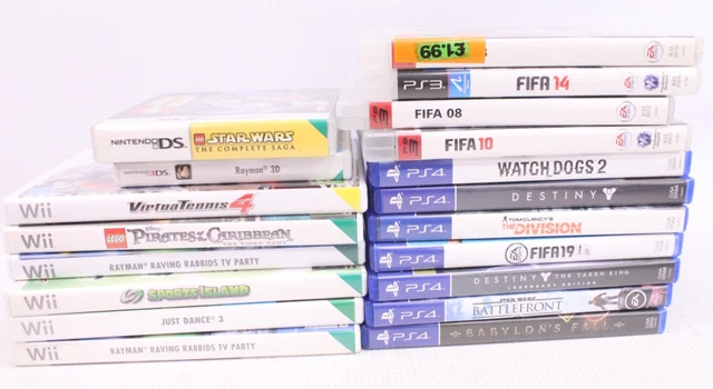 19 x Mixed Cased Games Inc PS4/Nintendo Wii/PS3/Nintendo DS/3DS - E19