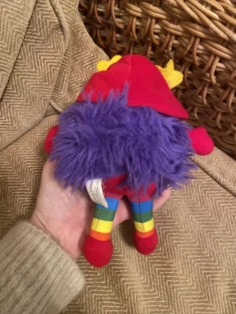 Vintage 1983 Rainbow Brite Hatful Sprite Hammy Doll Purple Plush Retro (a10) 2