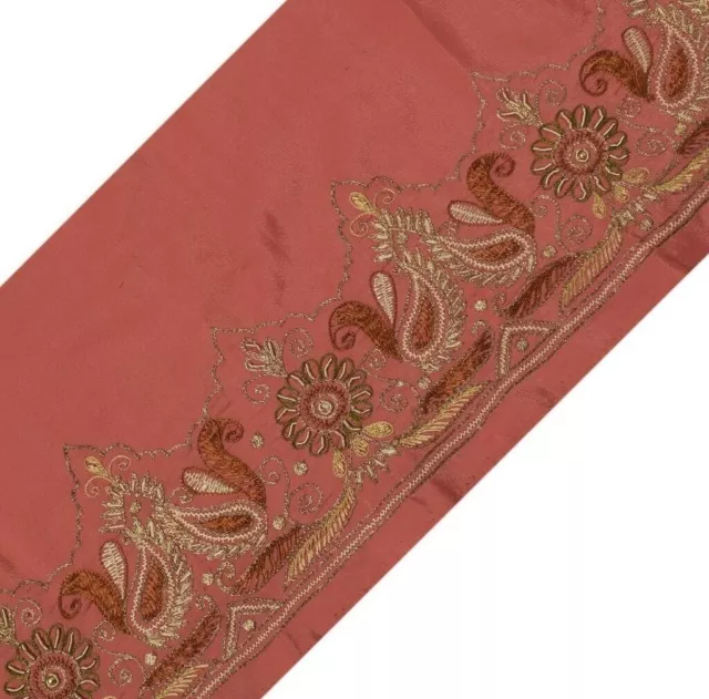 Metallic Gold ,Silver Lace Trim Indian Cutwork Zari Stone Sari Dupatta Sew  on