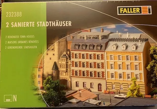 Faller  232388  2 Sanierte Stadthäuser, HO, OVP