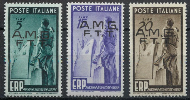 Trieste Italy 1949 Europa Marshall Plan Recovery set SG 94-96 MNH mint A191