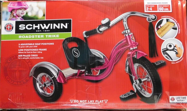 schwinn roadster trike pink