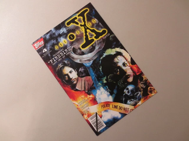 X-FILES TOPPS Comics #4 1995 Firebird Part 1 TV Show Combined Shipping (C7436)