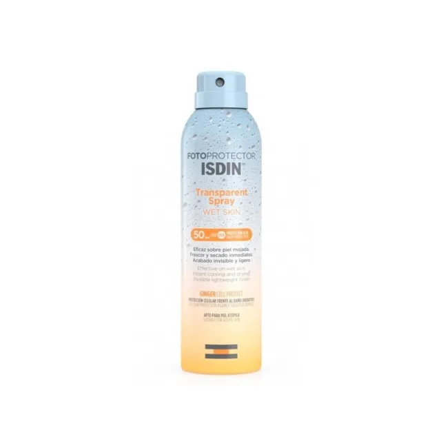 ISDIN Fotoprotector SPF50 - Transparent Spray Wet Skin 250 ml