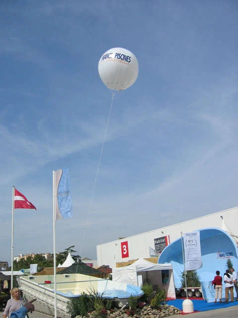 grand Ballon 2 m de diametre helium air publicité publicitaire NEUF