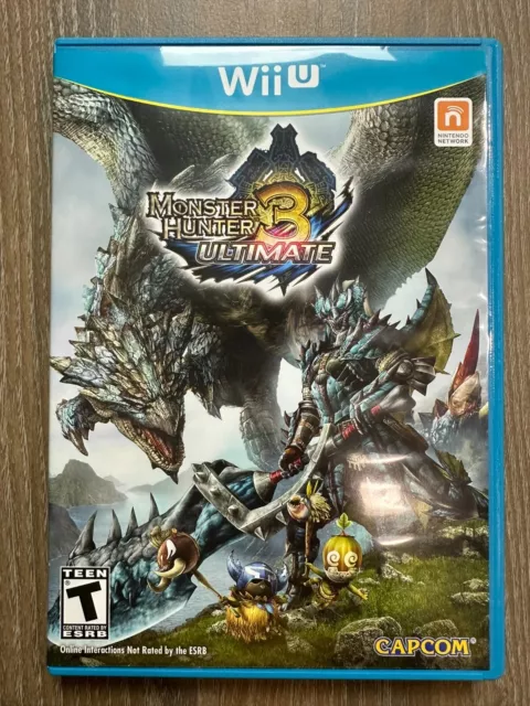 Monster Hunter 3 Ultimate (Nintendo Wii U, 2013) Complete, Tested, Plays Great!