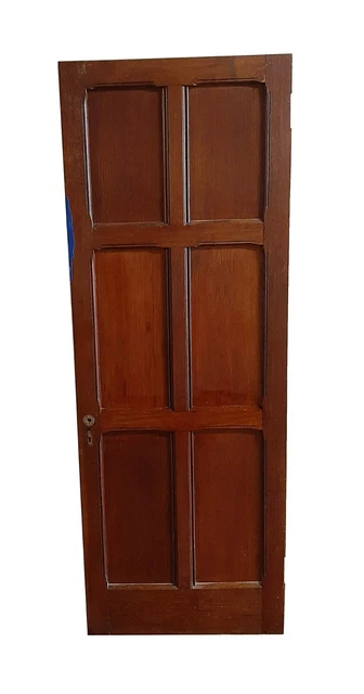 Arts & Crafts 6 Pane Oak Passage Door 77.5 x 27.75 3