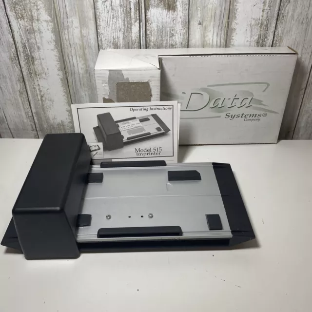 Data Systems Company Credit Card Flatbed Imprinter Model 515 - NEW Open Box