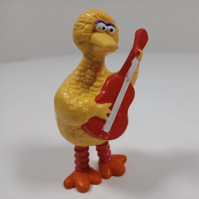 SESAME STREET BIG Bird Guitar PVC Figure Cake Topper Figurine Muppets