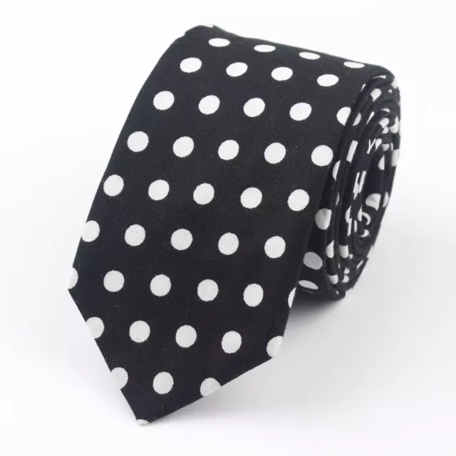 Colourful Tie Round Ties Necktie Narrow Dot Slim Skinny Cravate Narrow Neckties 3