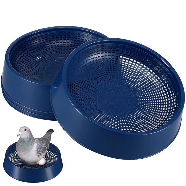 4 pcs bols de nidification d'oiseau en plastique nids nids de pigeon bols