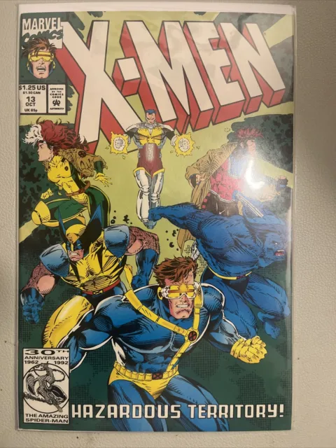 X-Men Vol 2 No. 13 Hazardous Territory Marvel Comics Oct 1992 Cyclops Hazard (B)