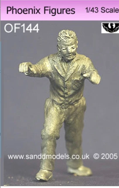 Figurine Mécanicien 1/43 Denizen à Peindre – RD103, Pour Modélisme