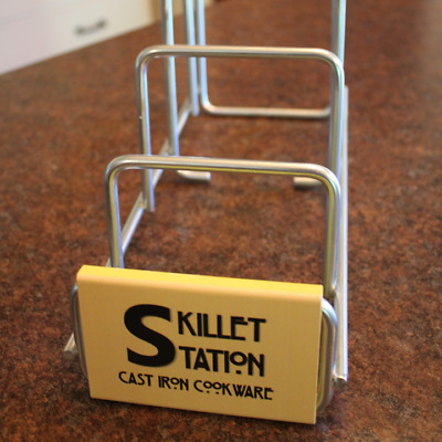 Cast Iron Skillet Display Rack