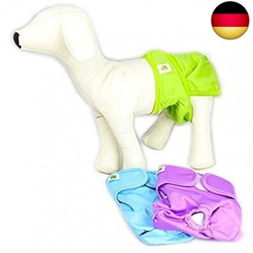 PET MAGASIN Wiederverwendbare Hundewindeln [3er Packung] Hygienische 6