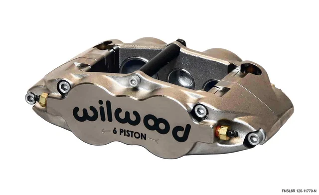 Wilwood 120-11781-N FNSL6R 6 Piston Brake Caliper Radial Mount 1.62 / 1.12 / 1.1