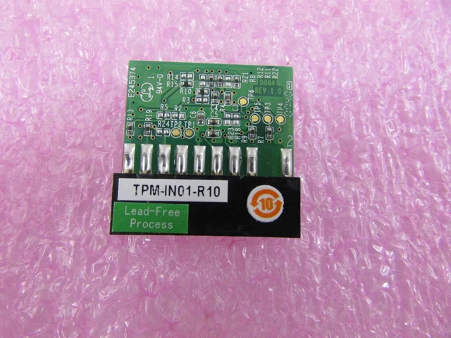 TPM-IN01-R10 IEI 20-PIN INFINEON TPM Module, S/W Management Tool EUR 30 ...