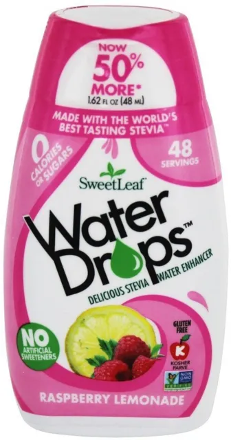 Sweet Drop Water Enhancer by SweetLeaf, 1.5 oz Raspberry Lemonade 2 pack