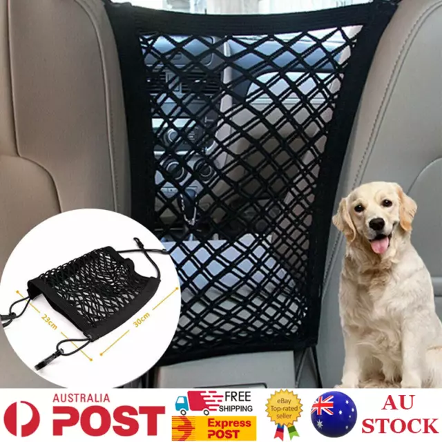 Car Pet Barrier Mesh Dog Car Safety Travel Isolation Net Pet Car Back Seat