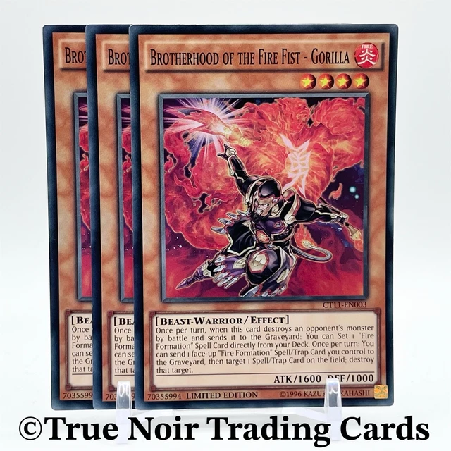 Yugioh! Brotherhood Of The Fire Fist - Gorilla CT11-EN003 Super X3 Playset (VLP)