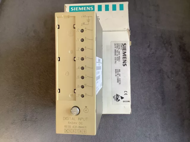 Siemens digital input module. 6ES5 431-8MA11.     Simatic S5 Plc Card.