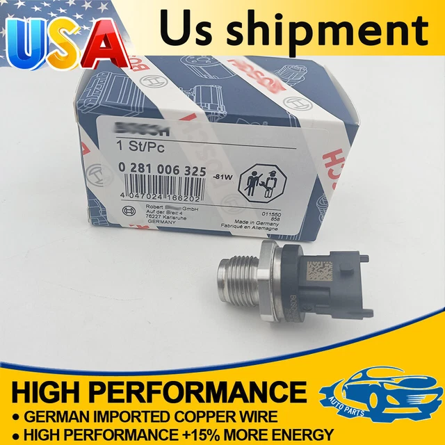 FUEL RAIL PRESSURE Sensor For Dodge Ram 2500 3500 Cummins Diesel 5.9L