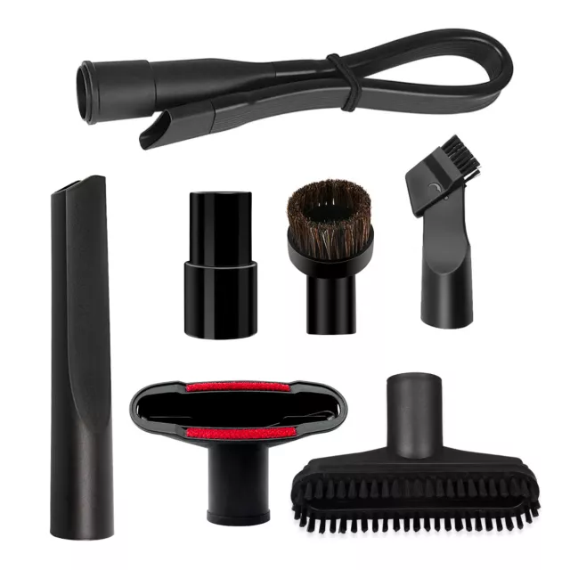 Shop Vac Replacement 32mm(1 1/4in) Vacuum Attachments Dusty Brush & Crevice Kit