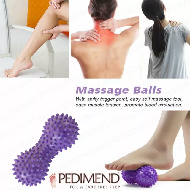 Pedimend Erdnussform Yoga Massage Bälle Stachelige Therapie Ball Roller Reflexzonenmassage