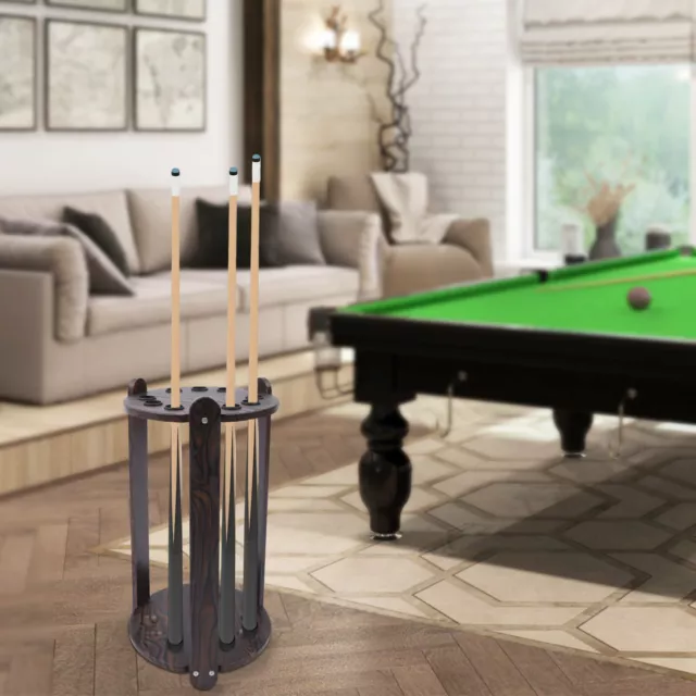 Pool Stick Cue Floor Standing Holder Billiards Cue Rack Hanging Billiard Rack