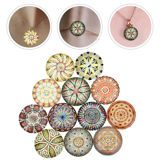 glass dome cabochons 20 Stück Kristall DIY Patches Exquisite Patches Schöne Glas