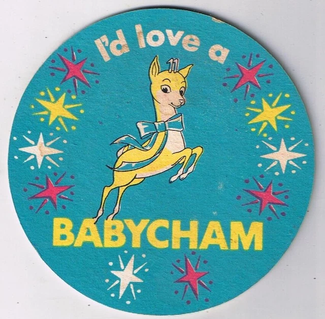 Coaster I'd Love A Babycham The Sparkle Of Happiness