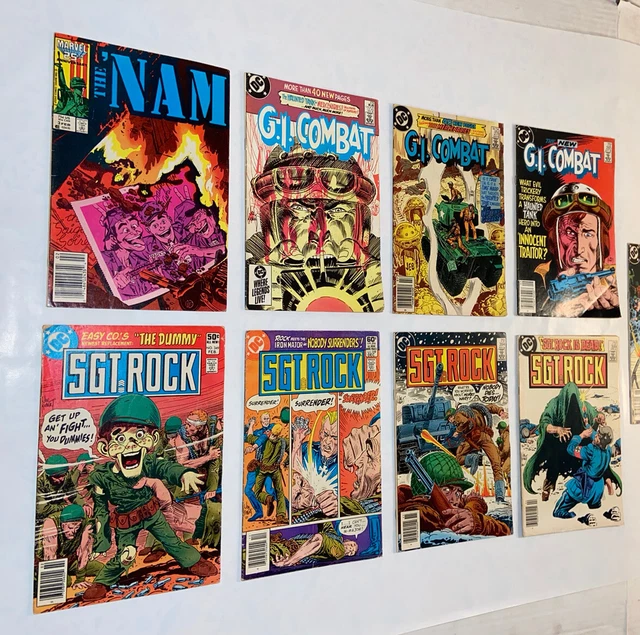 SGT. ROCK / G.I. Combat / The NAM ￼ Modern Era￼ Comic Books