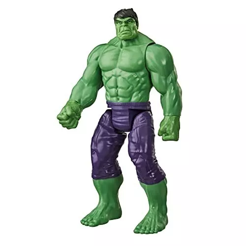 Marvel Avengers Titan Hero Series Blast Gear Deluxe Hulk Action Figure, 30-cm